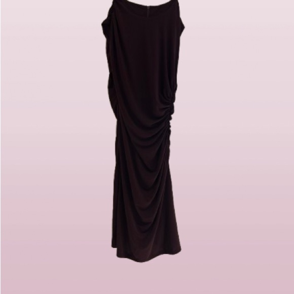Zara Elegant Burgundy Dress